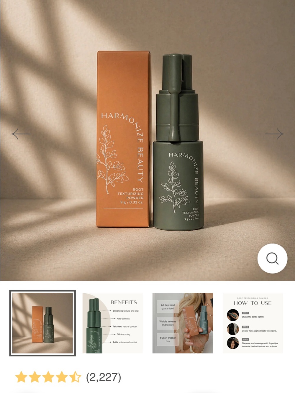 Harmonize Beauty Root Texturizing Powder - Picture 3 of 6